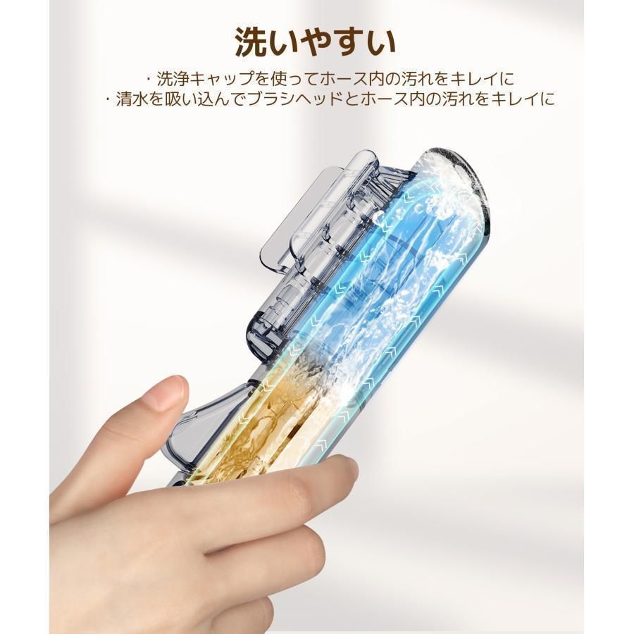 12kPa強吸引力 60℃温水対応