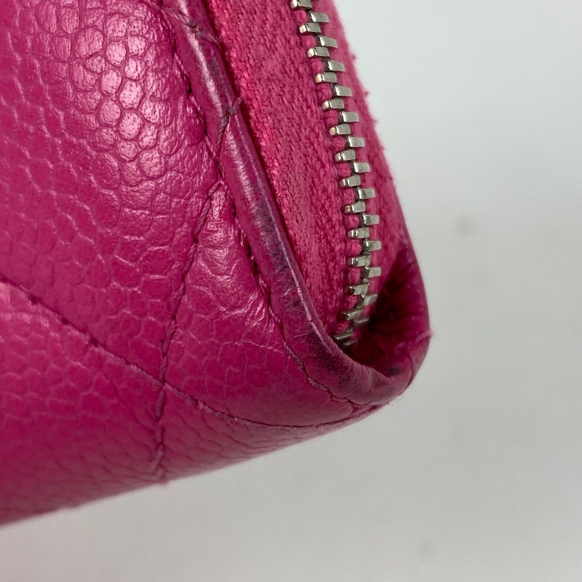 シャネル CHANEL ココマーク ラウンドファスナー 長財布 マトラッセ  