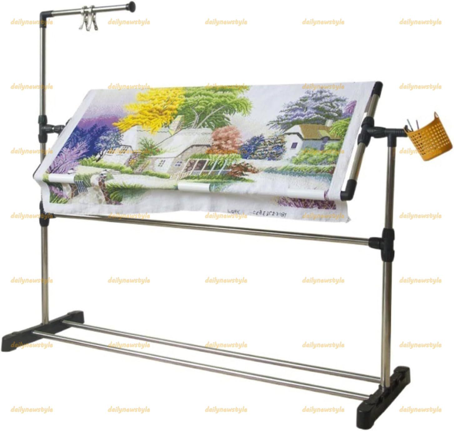 高強度 古家具◾️パイプフレーム×木製天板 3段 飾り台 ディスプレイ台