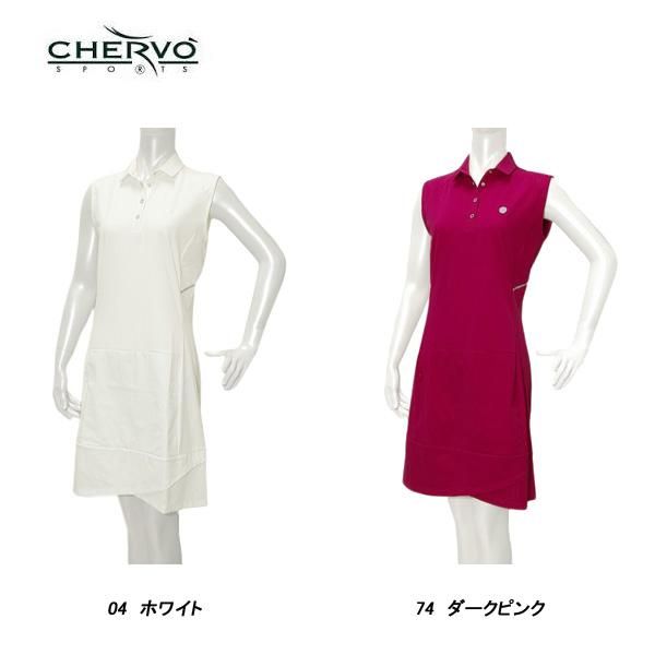 豊富な，安い シェルボ CHERVO レディース 春夏 ストレッチ 透湿性 速乾性 ノースリーブワンピース 032-62670 ワンピース