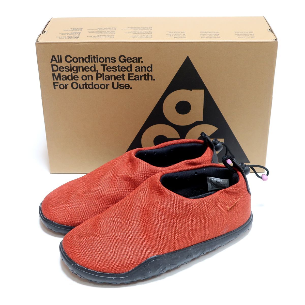 NIKE ACG MOC RUGGED ORANGE/BLACK MENS US4.5 23.5cm ( ナイキ エーシージー モック ラギッド オレンジ/ブラック 黒 2023年復刻版 )