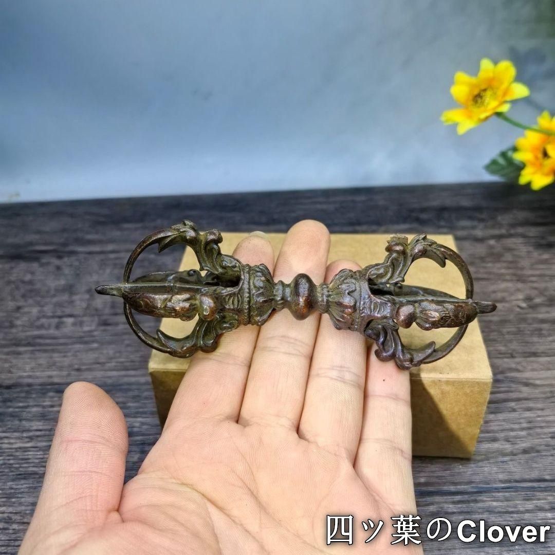 銅製 法器 象鼻金剛降魔杵 招財 辟邪 開運 装飾品 工芸品 置物 銅製 法器 象鼻金剛降魔杵 招財 辟邪 開運 装飾品 工芸品 置物