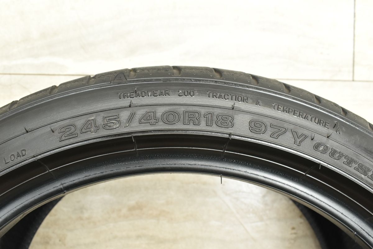 交換用に】ダンロップ SPスポーツマックス GT600A 245/40R18 4本セット 