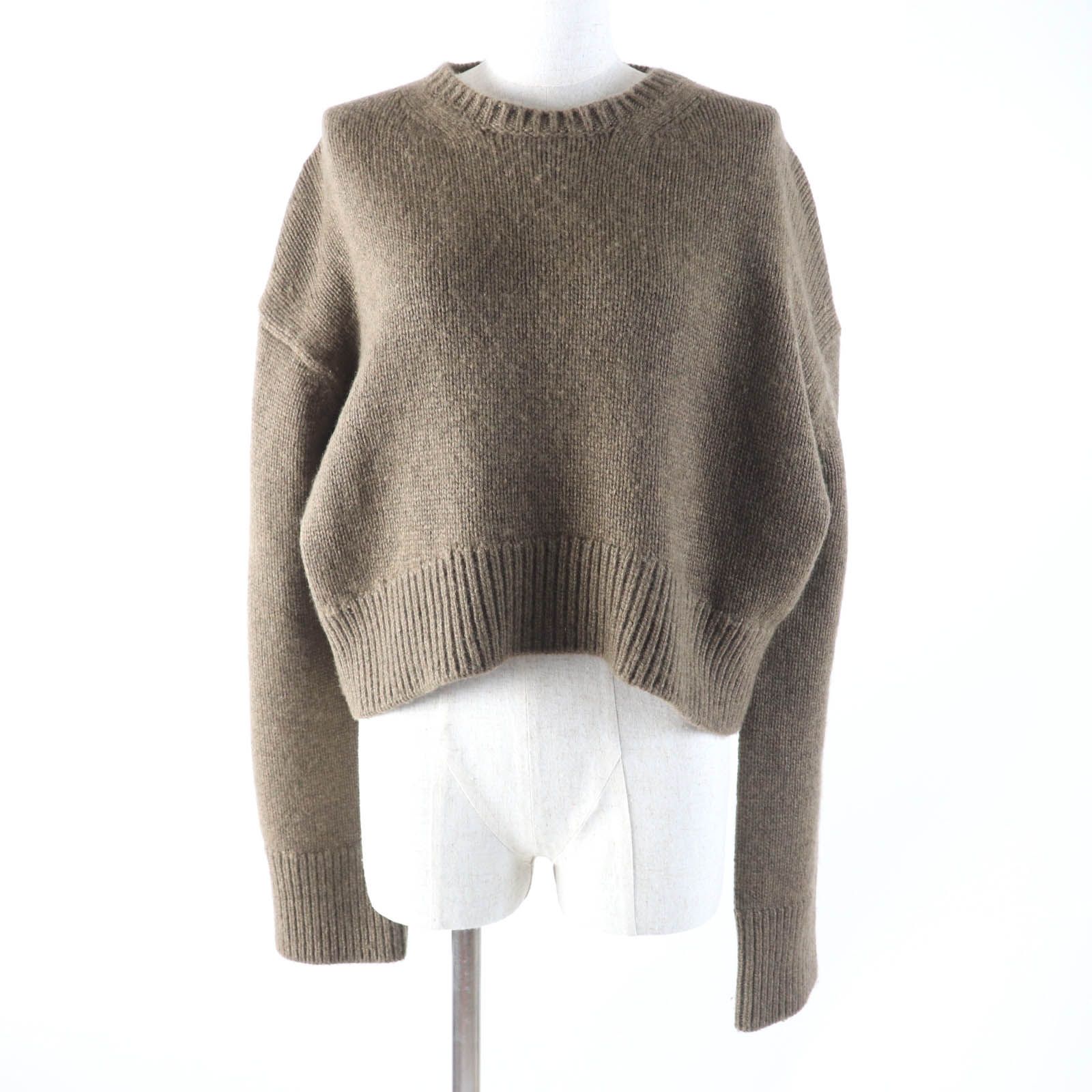 極美品★CELINE セリーヌ 2 3ES8/6394 カシミヤ100％ フィービーファイロ 長袖 チャンキーニット セーター ブラウン XS 伊製 正規品 極美品☆CELINE セリーヌ 2 3ES8/6394 カシミヤ100％ フィービー