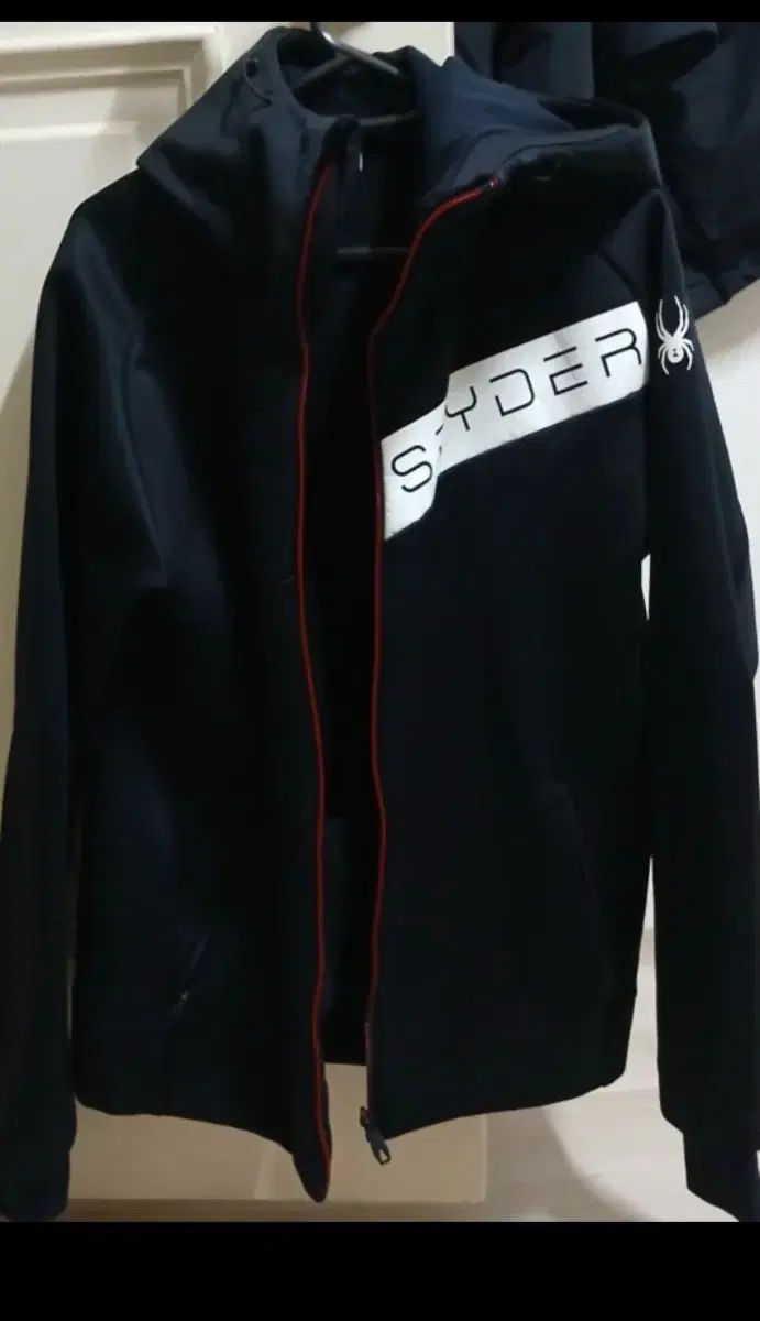 メンズファッション SPYDER スパイダー フリース フード付き ジップアップパーカー ブルゾン