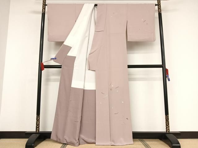 平和屋着物○総刺繍 訪問着 吹き寄せ文 金糸 正絹 逸品 AAAX0087np