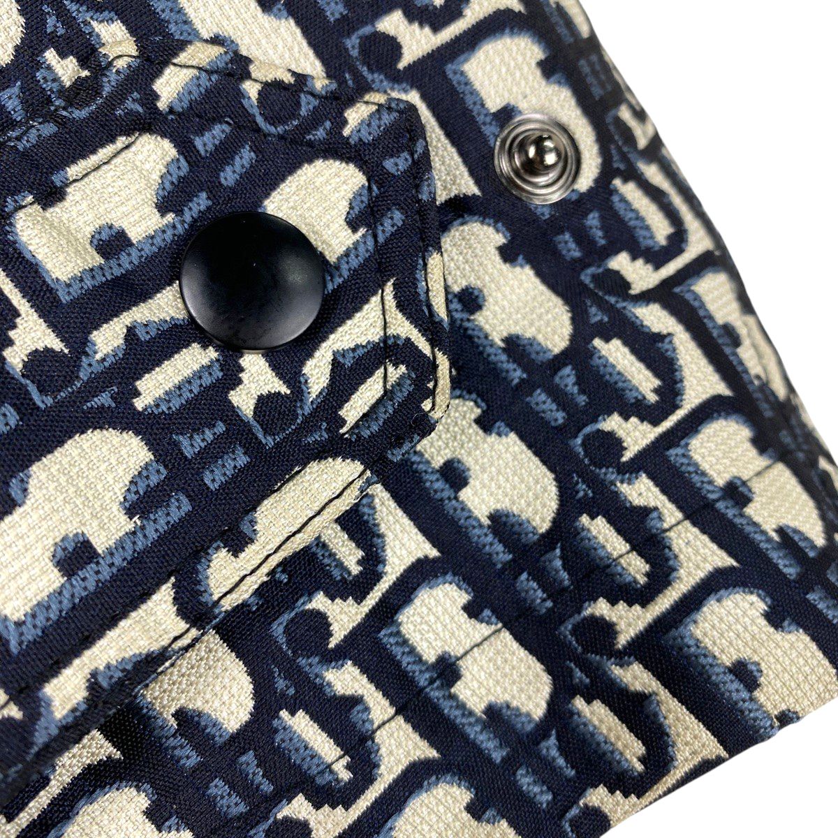 ディオール Dior トロッター柄 ハーフジップ プルオーバー ロゴ