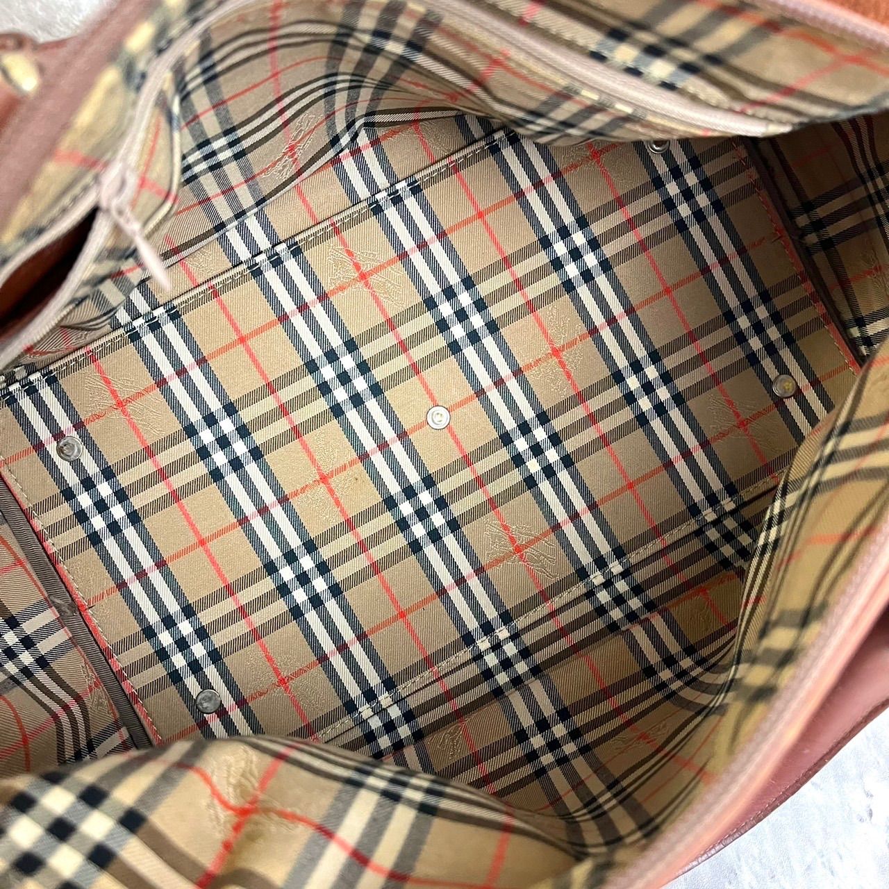 ✨良品✨ BURBERRY バーバリー ミニボストンバッグ ハンドバッグ 