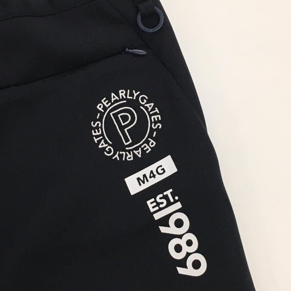 パーリーゲイツ 冬用 裏起毛 パンツ ネイビー サイズ0 PEARLY