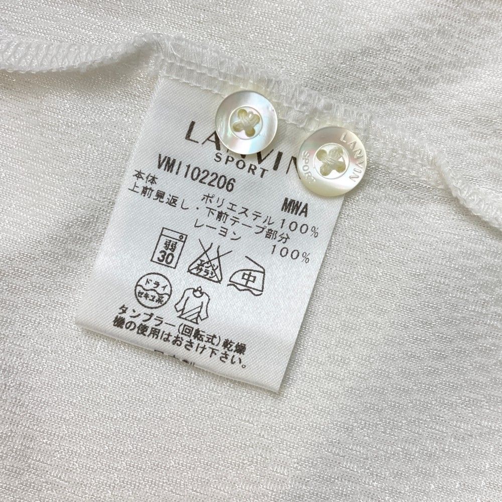 サイズ：40 LANVIN SPORT ランバン スポール メッシュ 長袖