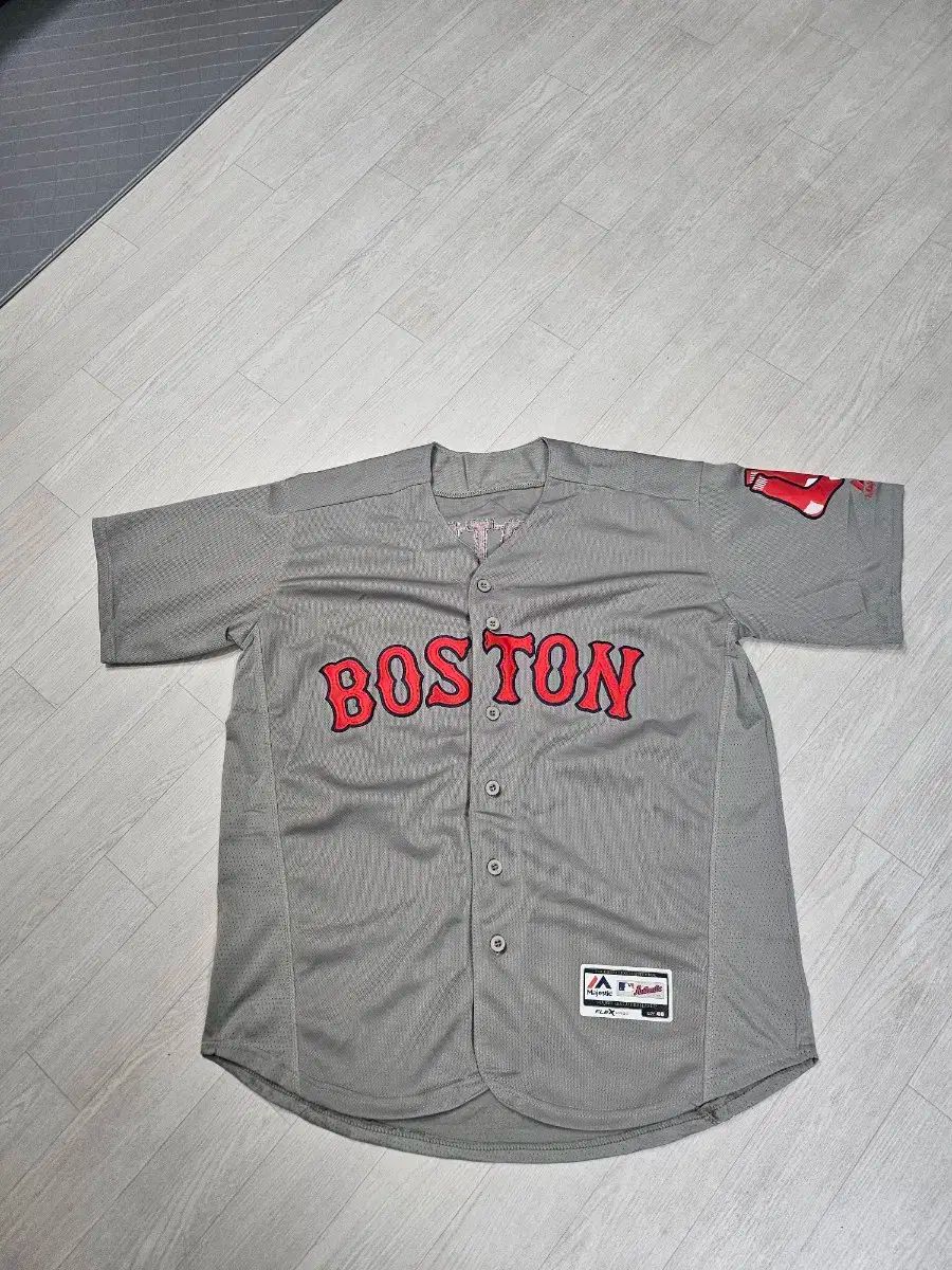 00's MLB ボストン レッドソックス XXL ビジター 古着 ゲームシャツ 00