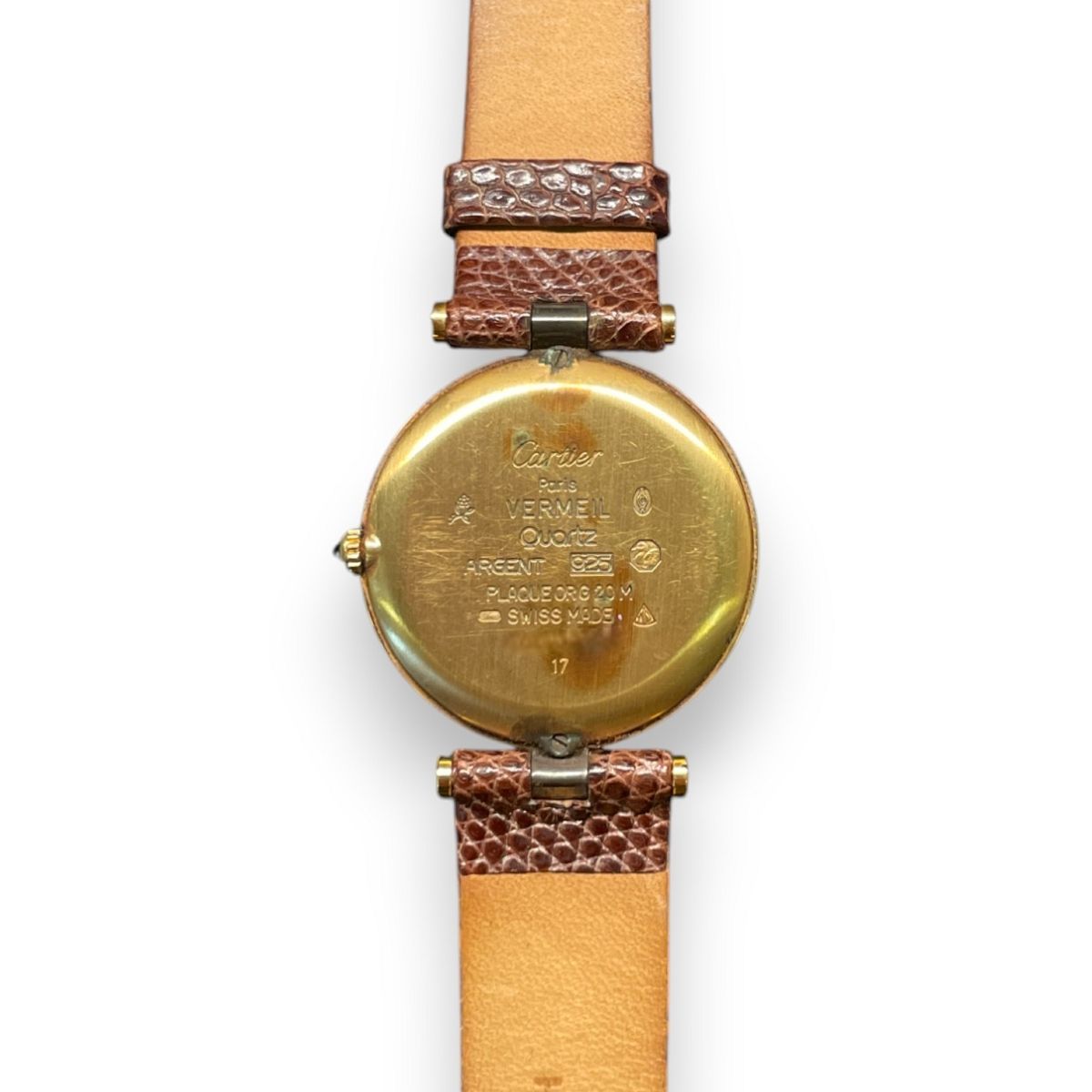 カルティエ　マストヴァンドーム　ヴェルメイユ  腕時計　ジャンク品 カルティエ Cartier マストヴァンドーム 腕時計 QZ ヴェルメイユ