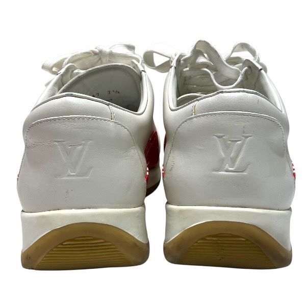 ルイヴィトン Louis Vuitton×シュプリーム 1 A 3 EQ 5 コラボ スニーカー レザー ブランド小物 靴 メンズ