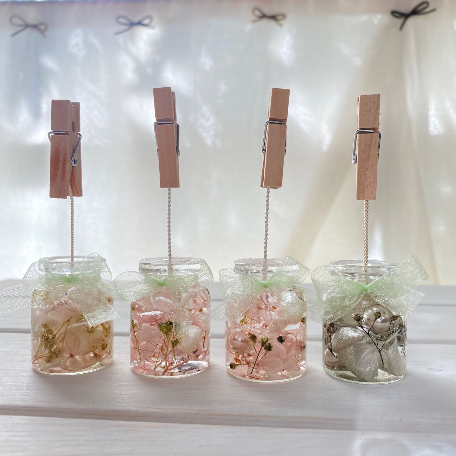ハーバリウムのメモスタンドクリップmini‪✯‬*。 - メルカリ