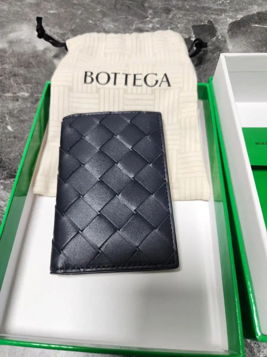 Bottega Veneta ボッテガヴェネタ カードウォレット ネイビー ほぼ 販売