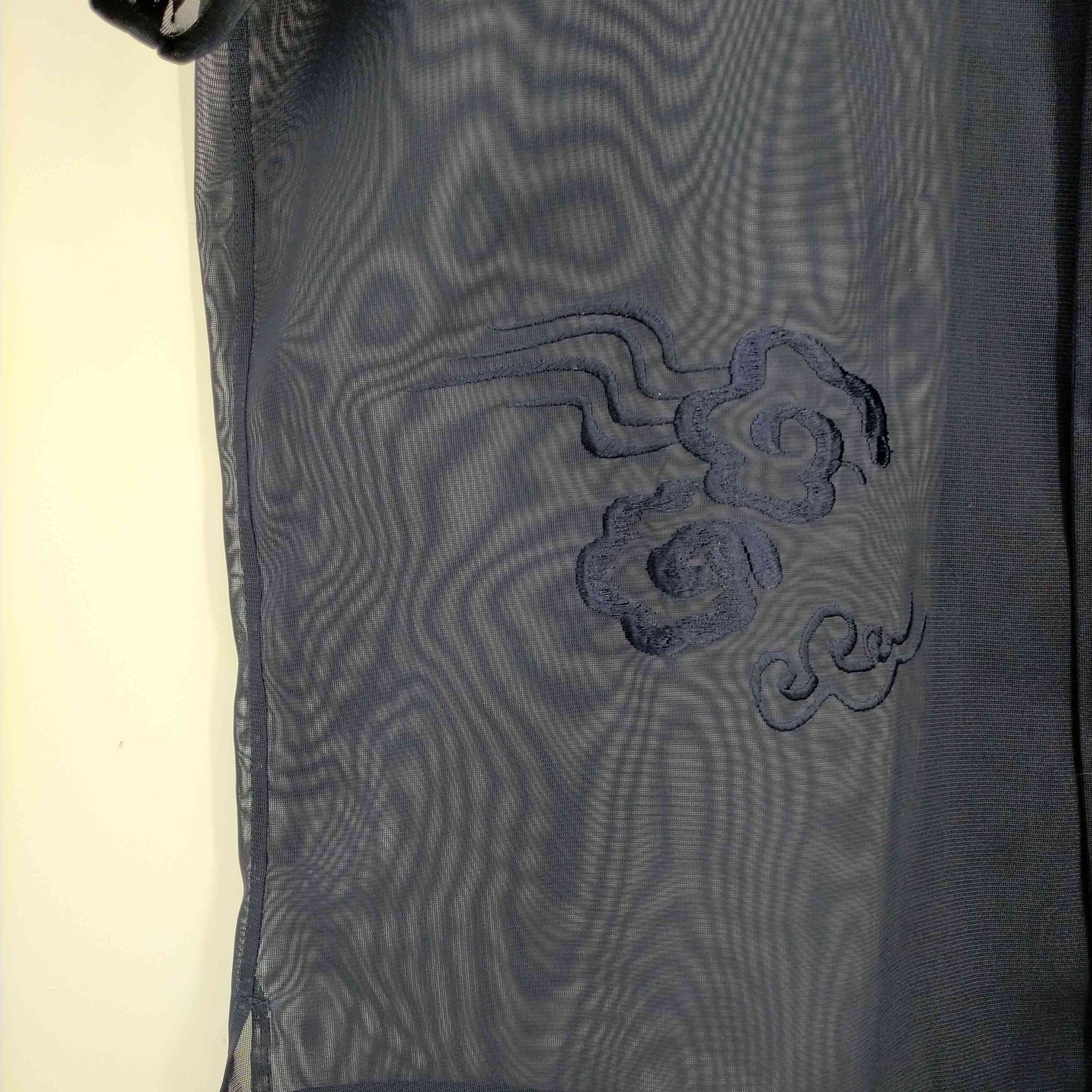 トーガビリリース TOGA VIRILIS 刺繍シースルーシャツ メンズ JPN：44