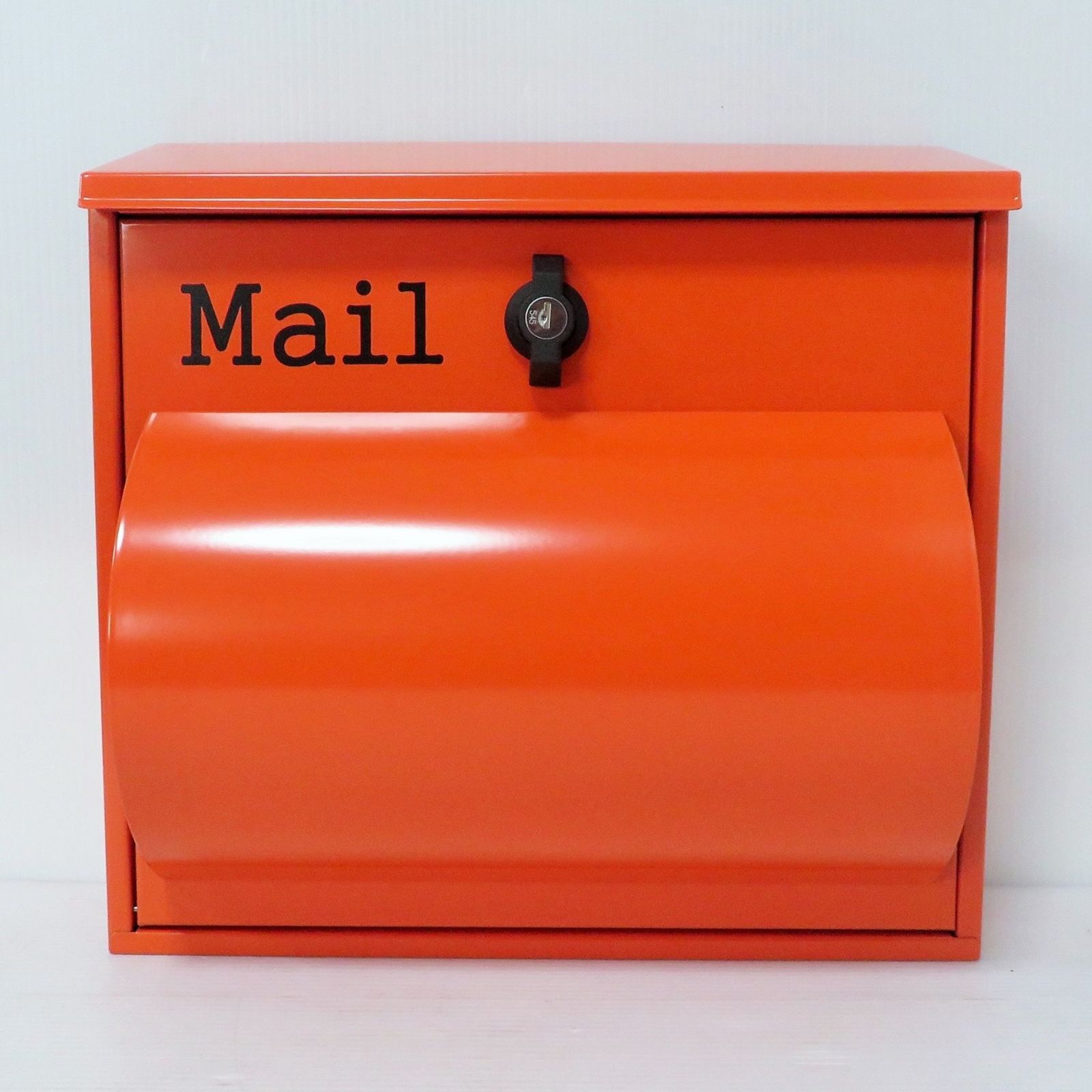 セール中 アイホーム Ihome 郵便ポスト pm09 pm092 大容量 オレンジ
