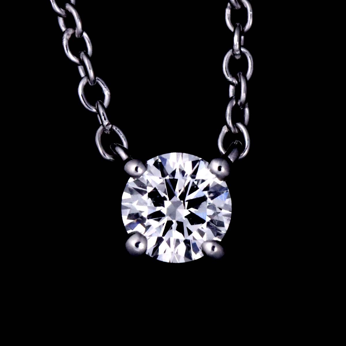 アイプリモ I PRIMO ダイヤ 0.15ct ネックレス 41cm K18 WG アイプリモ I PRIMO ダイヤ 0.15ct ネックレス 41cm K18 WG