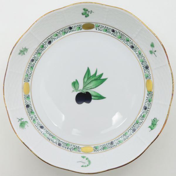 ヘレンド/HEREND 「アピシウスのハーブ」シリーズ ボウル ヘレンド ボウル□アピシウスのハーブ ボウル 20cm 洋食器 2個セット 1