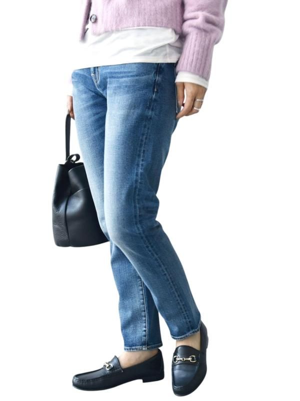 シップス レディース SHIPS for women ジーンズ * スリム テーパード デニム 24SS レディース 313100257 ロイヤルブルー M