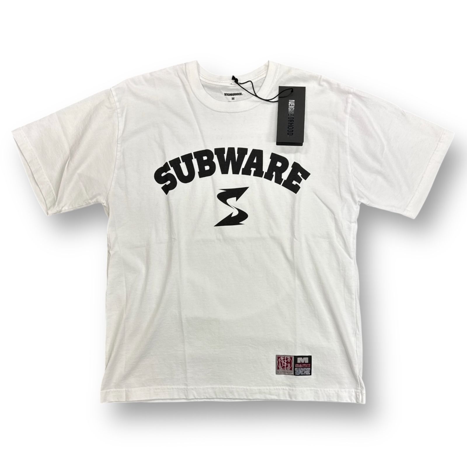 Neighborhood x サブウェア SS-3 Tシャツ ホワイト 綿100% NH × SUBWARE. TEE SS-3 – TIME AFTER TIME