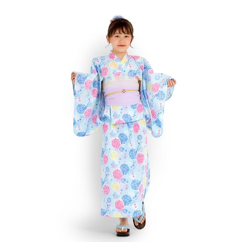 NISHIORI] 浴衣 2way セパレート ワンピース 4点セット 女の子