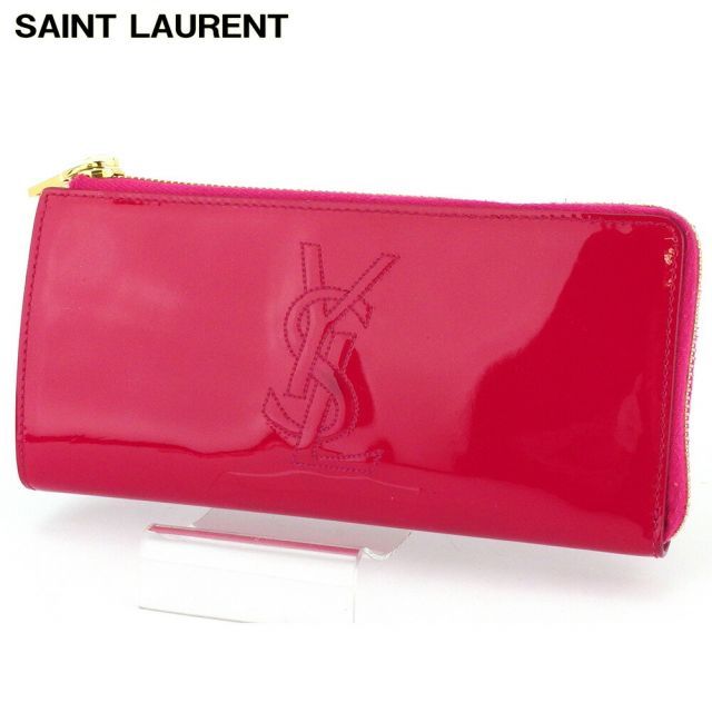 【本日限定価格】YSL PORTEFEUILLE FAMME 長財布　赤色 YSL YVES SAINT LAURENT イヴサンローラン レザー 長財布 レッド