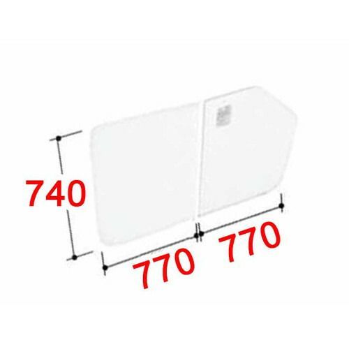 YFK-1574B 3 L LIXIL INAX 風呂フタ 組フタ 2枚組 Lタイプ 奥行740mm 横幅770mm