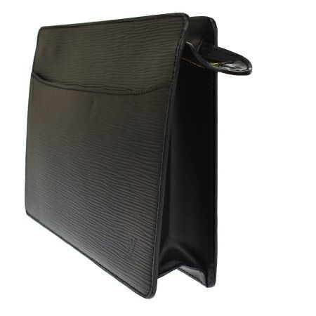 ルイヴィトン エピ ポシェットオム セカンドバッグ レザー ノワール