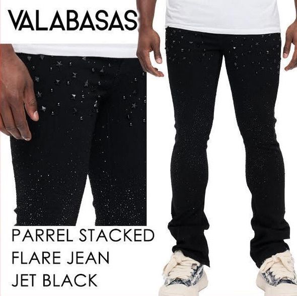 VALABASAS ブーツカットデニム 30サイズ JET BLACK新品 VALABASAS