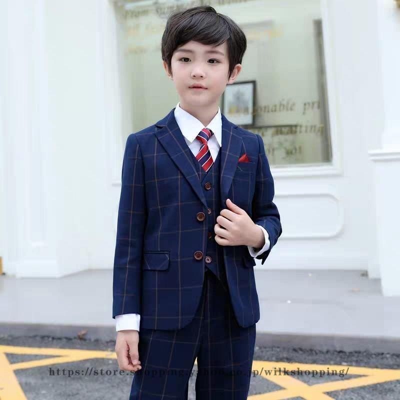 男の子用 卒園式 入学式用スーツセット120 ファミリア120 スーツ