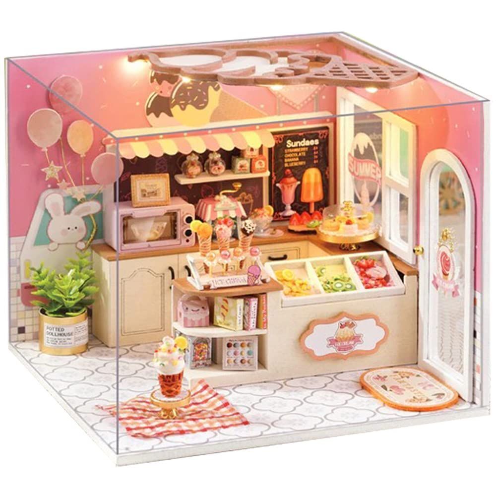 【ラスト1点】CREAM ICE SHOP) (H-023 シリーズ Scene Little My 手作りキットセットミニチュア ドールハウス (ｔ-FREAK)