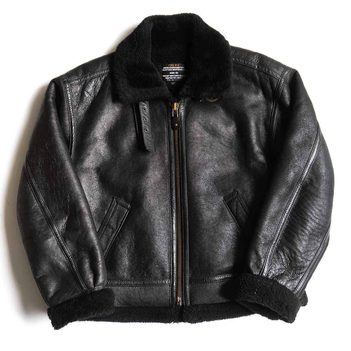 雰囲気抜群/ビッグサイズ】4MK-84【B-3 ムートンボンバージャケット