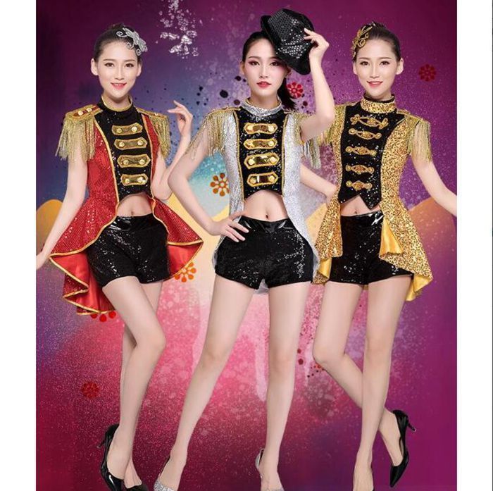 ジャズ ダンス 衣装 スパンコール 燕尾服 きらきら 舞台 ステージ衣装 魔術師 マジシャン衣装 タキシード 長袖 袖なしきらきら ジャケット