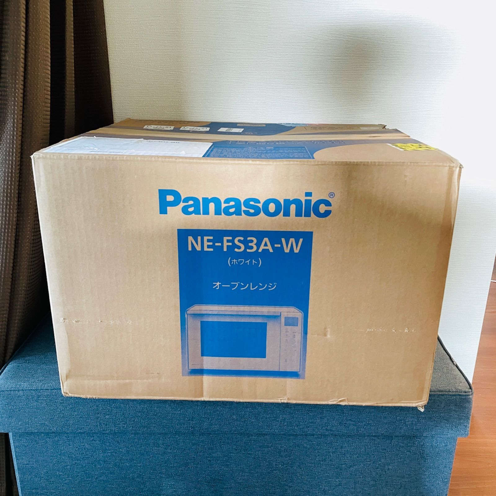 パナソニック オーブンレンジ 23L コンパクトモデル フラットテーブル 蒸気センサー ホワイト NE-FS3A-W Panasonic - メルカリ