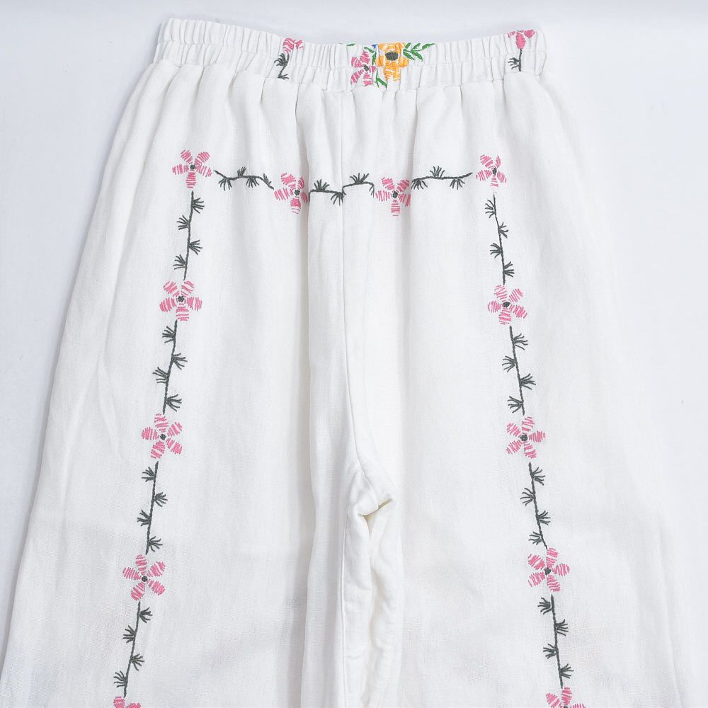 Remakeリメイク 再構築 パッチワーク&フラワー デザイン ルーズ  