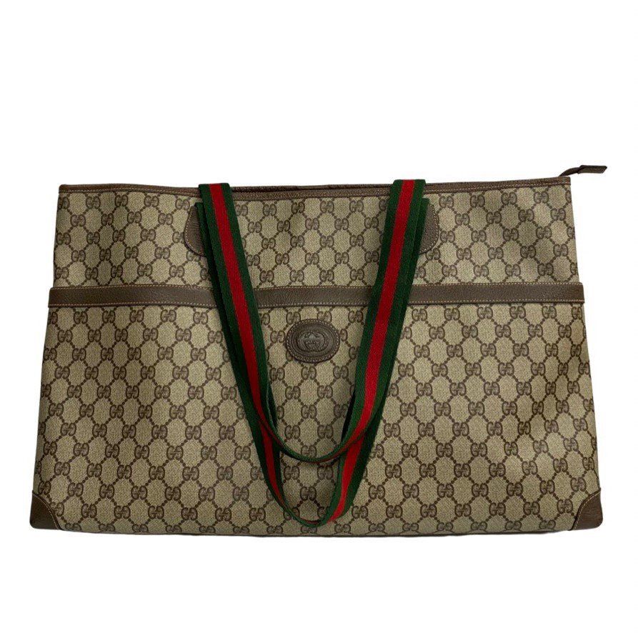 極 美品 GUCCI オールドグッチ ヴィンテージ シェリーライン GG ロゴ