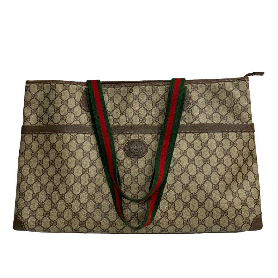 極 美品 GUCCI オールドグッチ ヴィンテージ シェリーライン GG