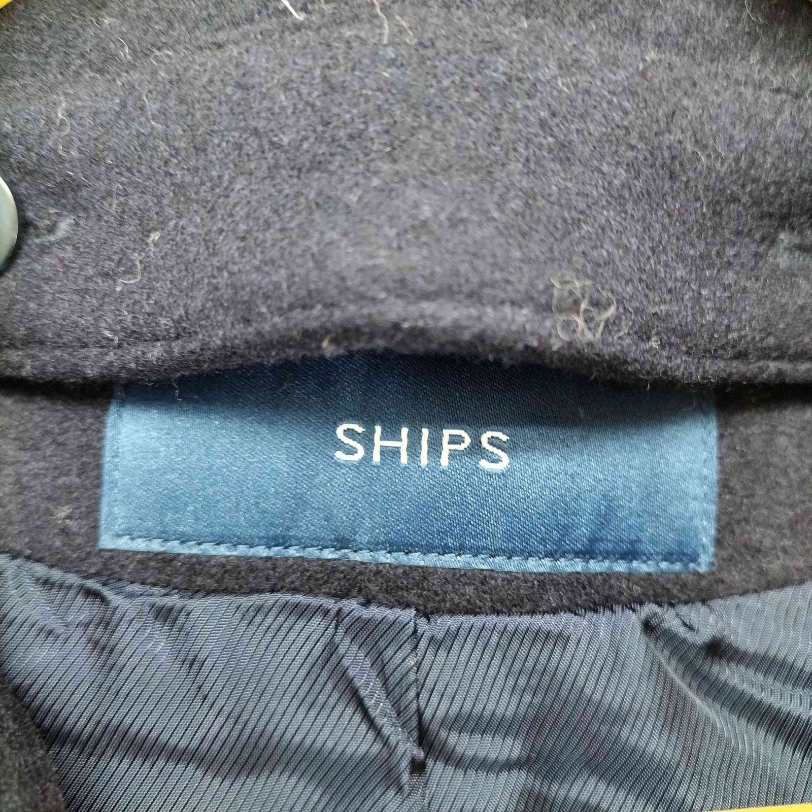 シップス SHIPS HAMILTON LAMBS ウールフードコート レディース