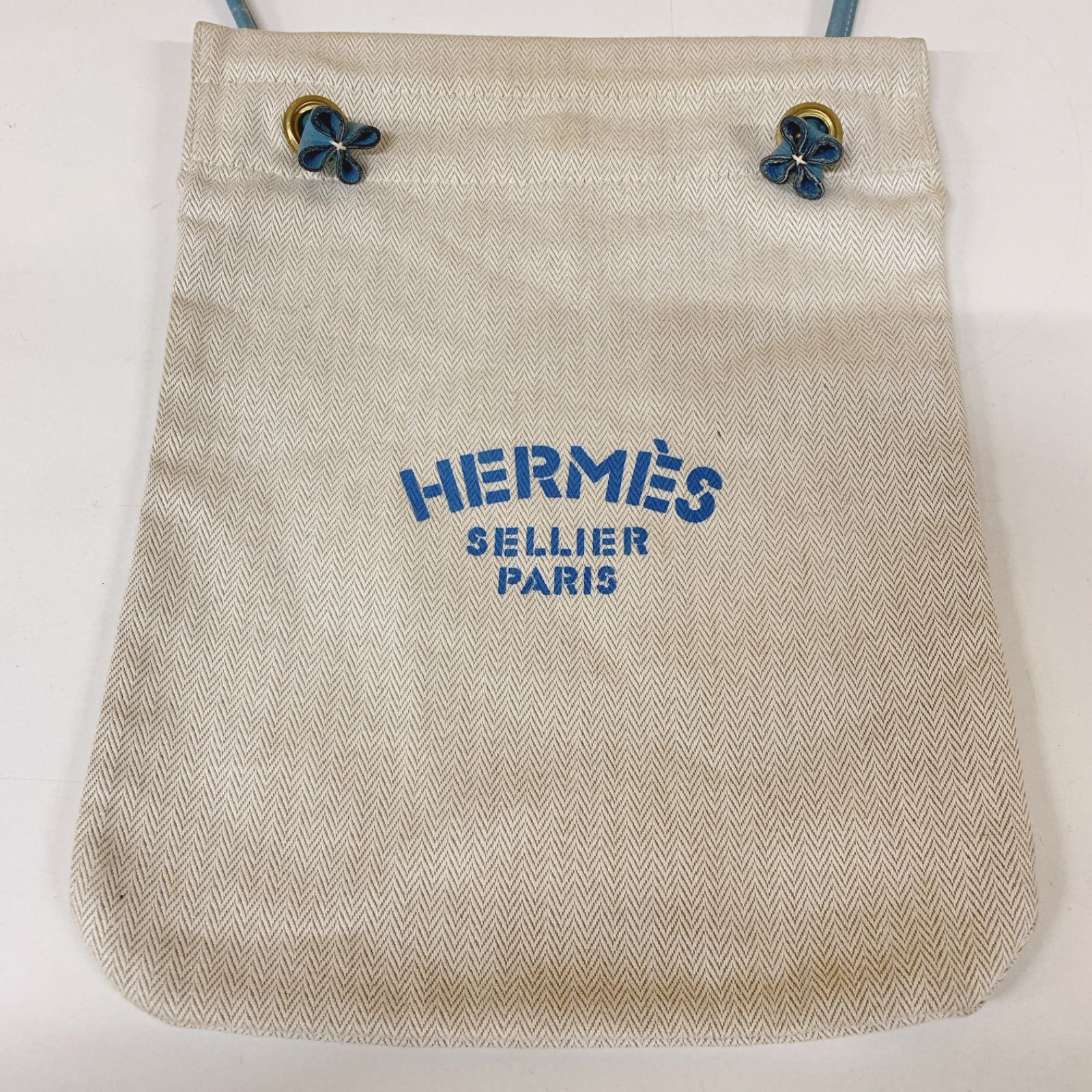 61 HERMES エルメス アリーヌ PM ミニ バッグ ブルー - メルカリ