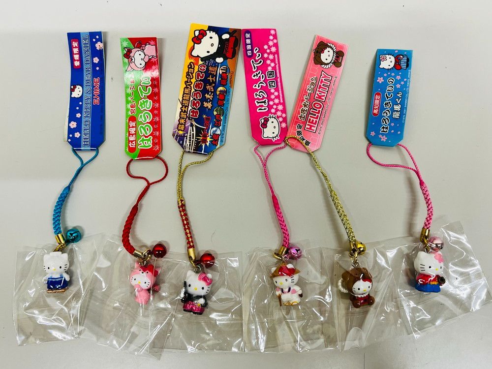サンリオ HELLO KITTY ハローキティ ご当地 根付け 中国 四国 ストラップ 23個セット