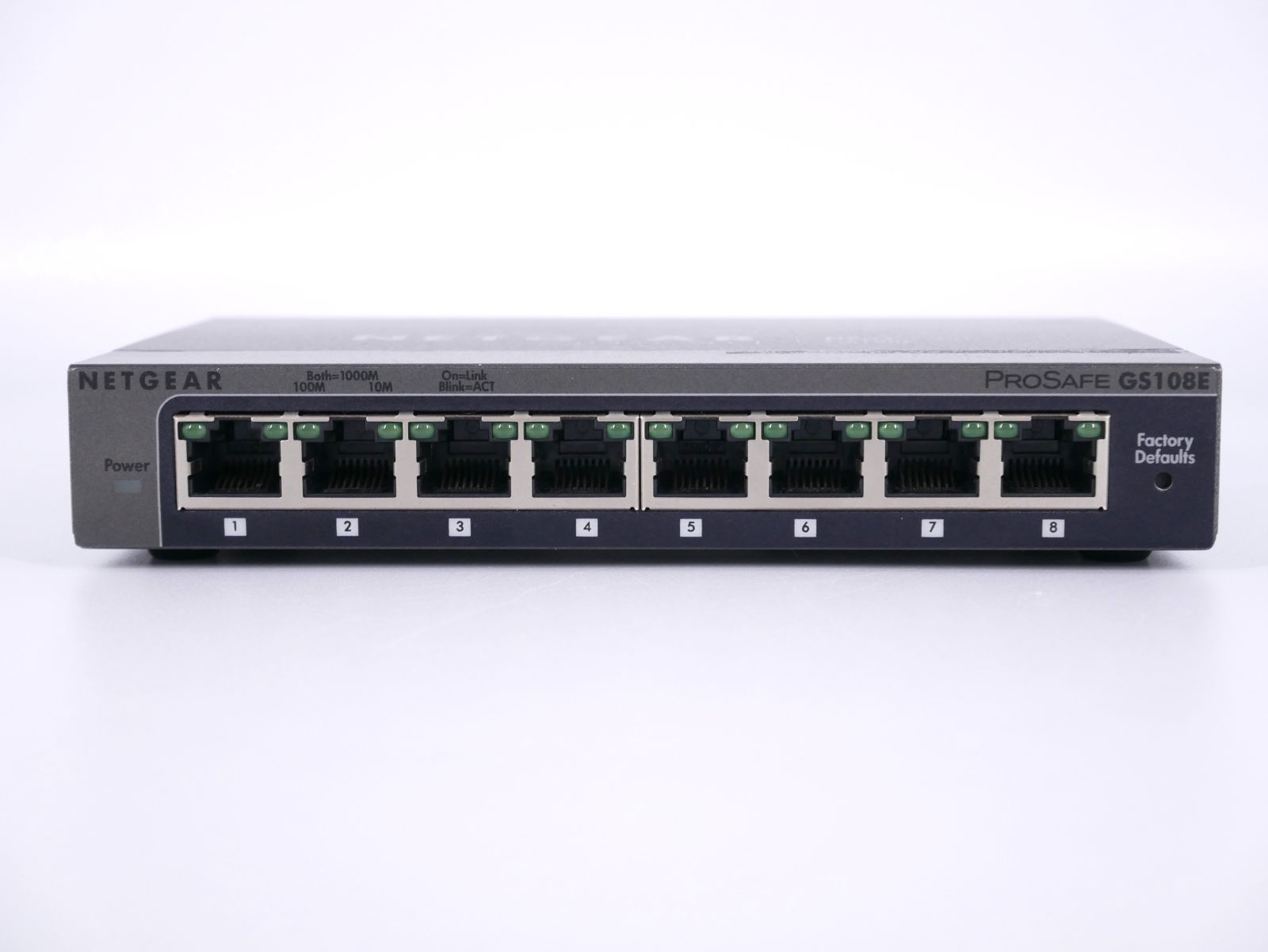 中古】NETGEAR ネットギア 8ポート GS108E - メルカリ