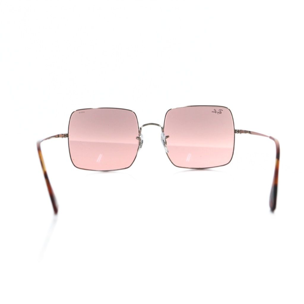 レイバン RAY BAN サングラス 眼鏡 めがね ロゴ スクエア レンズ シルバー色 ピンク GY11 MQ