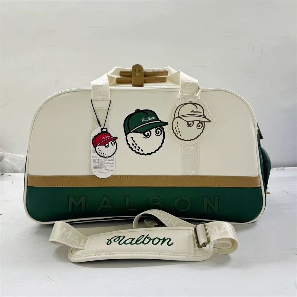 MALBON GOLF ボストンバッグ ショルダーバッグ 2way スポーツバッグ 旅行バッグ トートバッグ ゴルフ ジム 旅行 出張 収納バッグ メンズ レディース バッグ 大容量 男女兼用