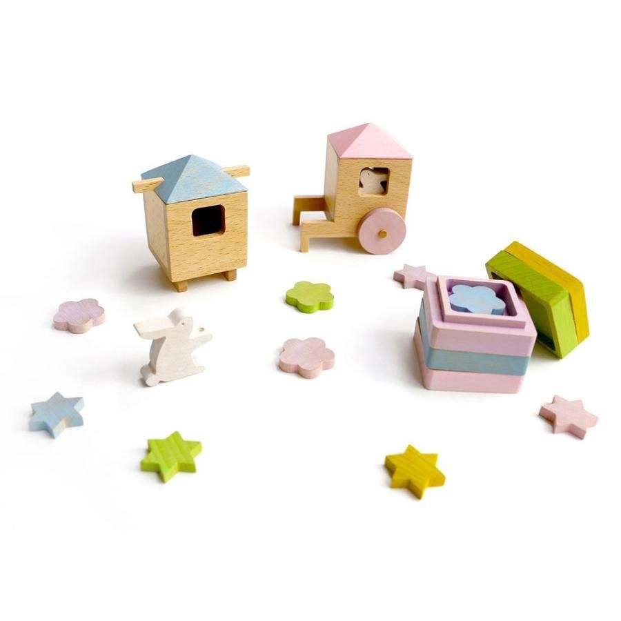 値引有！即納●送料込●新品♪Puca(プーカ)のひな人形 木製 組み木 お雛様● Amazon | Puca プーカのひな人形 木製 組み木 お雛様 徳永