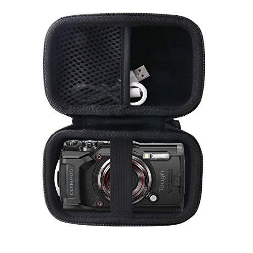 WERJIA Hartschalen-Tasche Für Olympus Tough TG-6/TG-5/TG-4 – EVA-Material, Staubdicht, Schlagfest