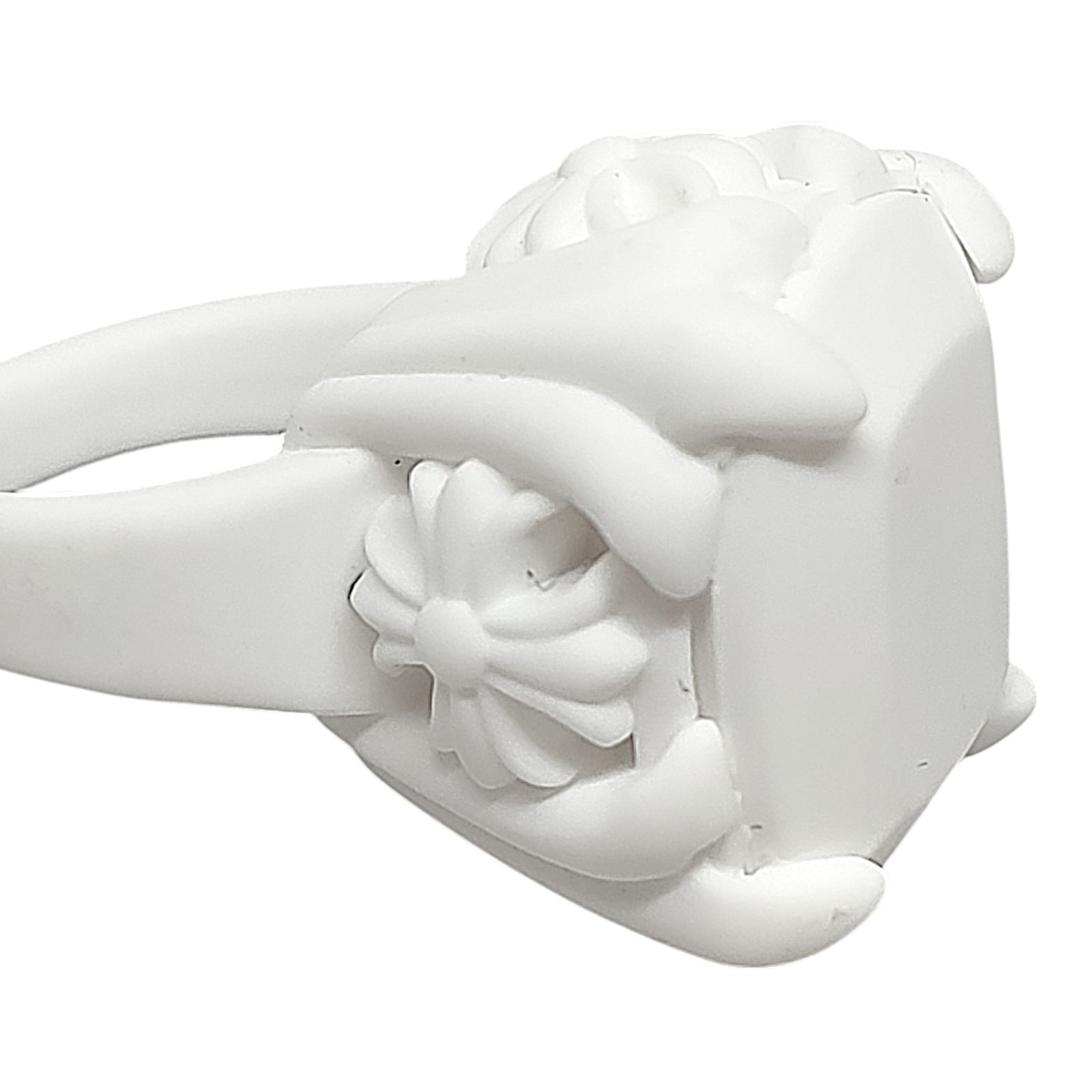 クロムハーツ　ラバーリング Chrome Hearts クロムハーツ ラバー リング 14 ホワイト - メルカリ