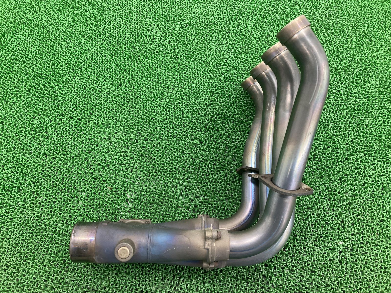 YZF-R1 エキパイマフラー 4C8 ヤマハ 純正 中古 バイク 部品 RN20 07-08 コケキズ無し 品薄 希少品 車検 Genuine