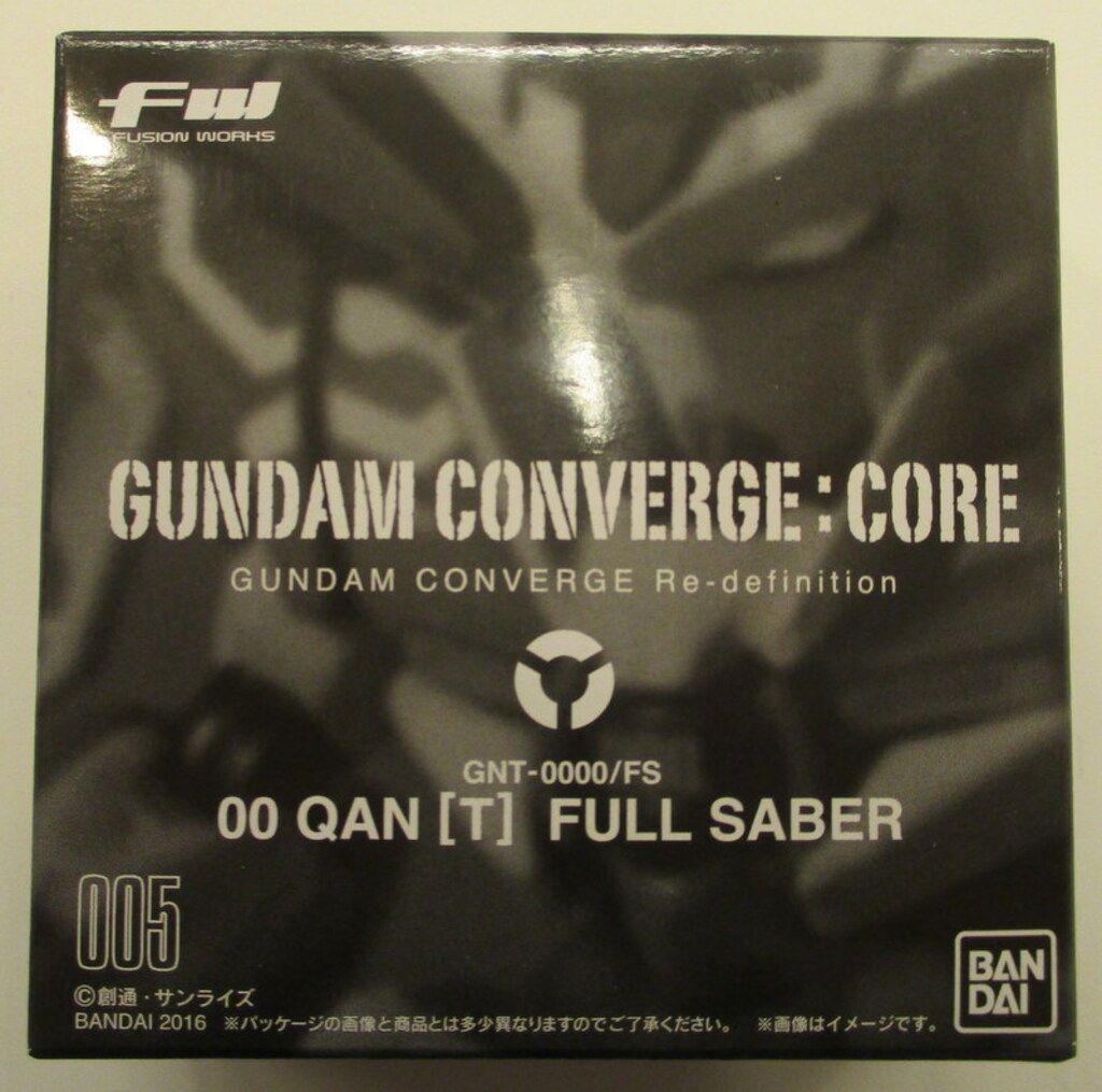 バンダイ FW GUNDAM CONVERGE CORE ダブルオークアンタ フルセイバー