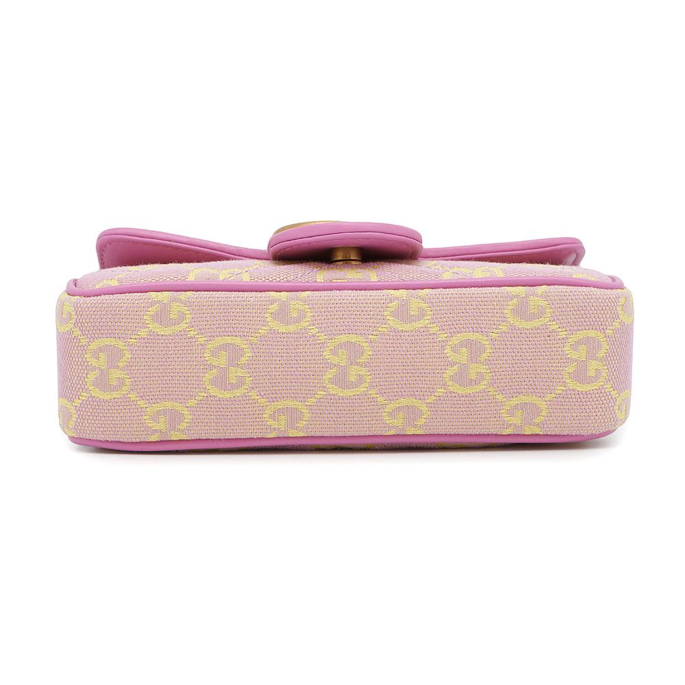 GUCCI グッチ　GGクリスタル　キャンバス　レザー　ショルダーバッグ GG GUCCI グッチ GGクリスタル ワンショルダーバッグ 223965